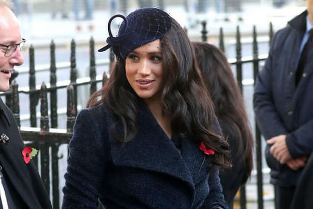 Meghan Markle at Field of Remembrance at Westminster Abbey