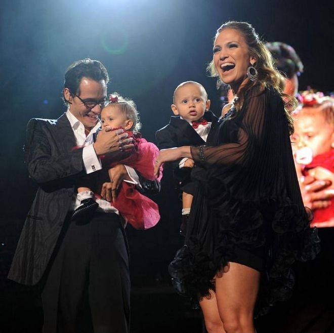 Marc Anthony Jennifer Lopez and kids