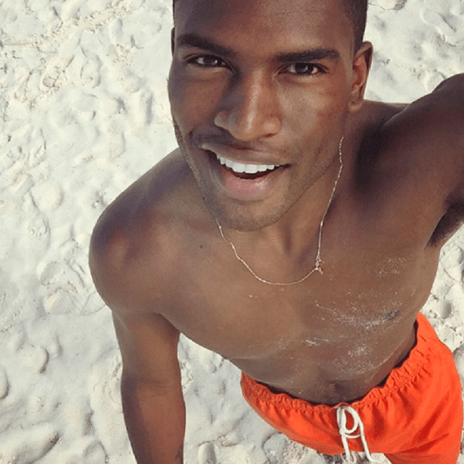 Knows his angles, has mastered the art of selfies. 
Follow at: @broderickhunter