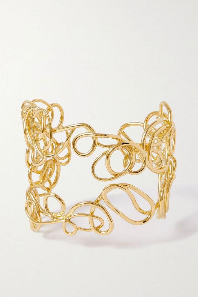 Trace Gold Vermeil Cuff, $748, Completedworks at Net-a-Porter