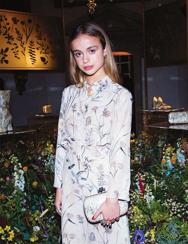 Described by the English broadsheets as “the most beautiful member of the royal family”, Lady Amelia Windsor, daughter of George Windsor, Earl of St Andrews, is 36th in line to the British throne. A spokesperson for the now defunct D&G as a teen and constant front-row darling, she is signed with Storm Models and most recently appeared on the fall/winter 2017 catwalk of Dolce&Gabbana alongside Lady Kitty Spencer 
and Princess Maria-Olympia 
of Greece and Denmark.  