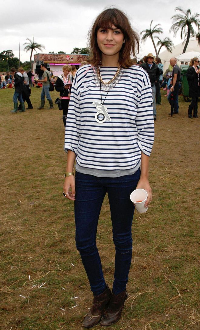 No woman's wardrobe is complete without a Breton, and Saint James was the first to offer the famed iconic striped knit. Originally worn by sailors, fishermen and yachtsmen, the style was brought to the fashion world by Coco Chanel, who was a fan of the coast. Photo: Getty