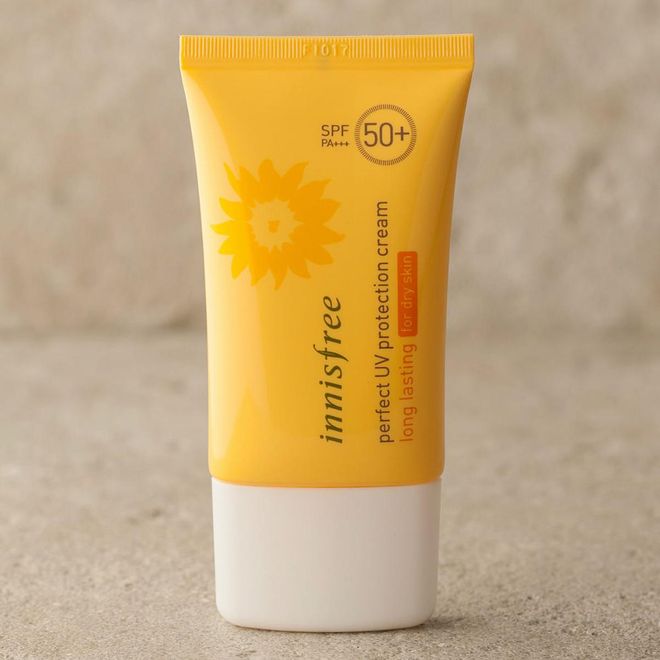 This sunscreen is great for sensitive skin, and is lightweight enough to not clog your pores, something common amongst other sunscreens. It’s triple care function , gives you UV protection but also anti-ageing and whitening properties. Talk about hard working!
Photo: Courtesy