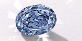 De Beers Millennium Jewel 4 blue diamond