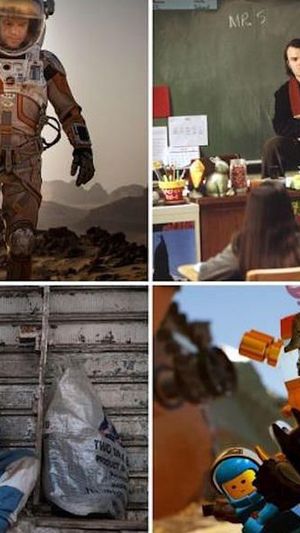 (Clockwise from top left) The Martian, School of Rock, The Lego Movie and Capernaum. Photos: Twentieth Century Fox, UIP, Warner Bros Interactive, Anticipate Pictures)