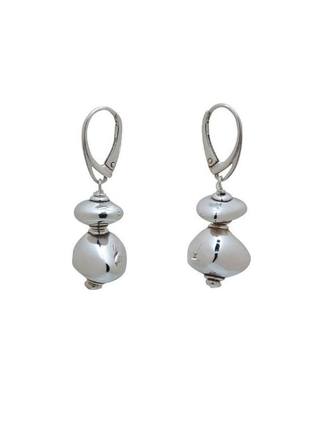 Singapore jewellery designer Carrie K's silver Milestone earrings
