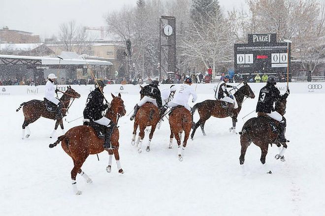 Perhaps we’re stating the obvious here, but heading to Aspen in December is a no-brainer. The Colorado ski town comes alive around the holidays—particularly from December 18th – 21st, when well-heeled spectators gather at the St. Regis’ annual Snow Polo competition. Visitors can buy tickets to the VIP tent through the hotel. Expect flowing champagne, lots of fur, and a fascinating match between some of the world’s best polo players.

Photo: Getty