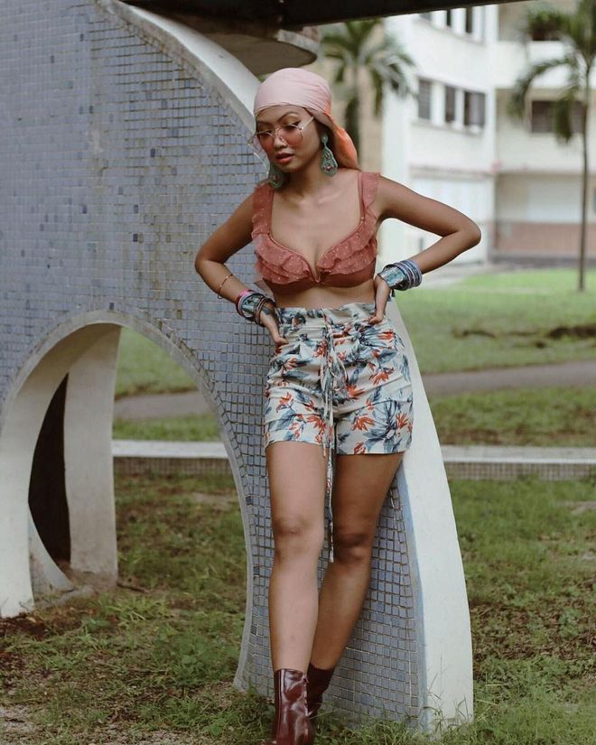 This fashion label that focuses on resortwear, with bold and graphic pieces perfect for our humid climate. We love these high-waisted shorts and cute ruffled top from the label’s Festival Edit.
Photo: Instagram