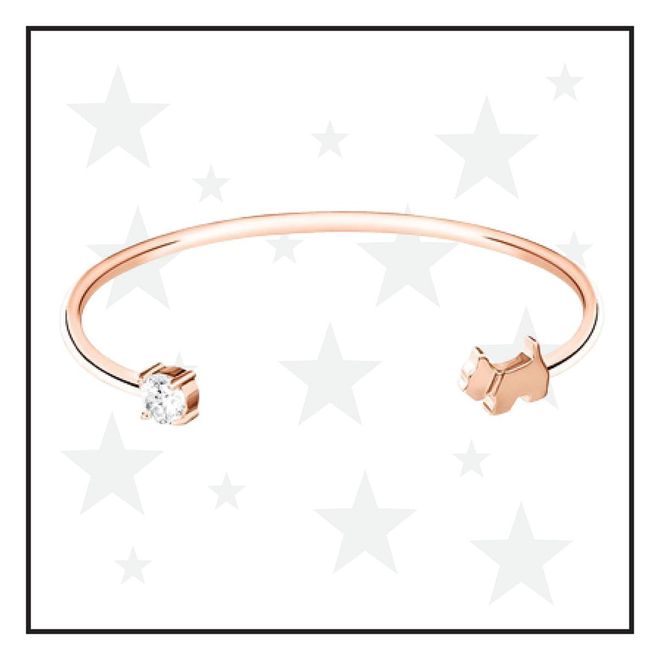 She'll be edgy but romantic in rose gold, the most feminine of precious metals. 