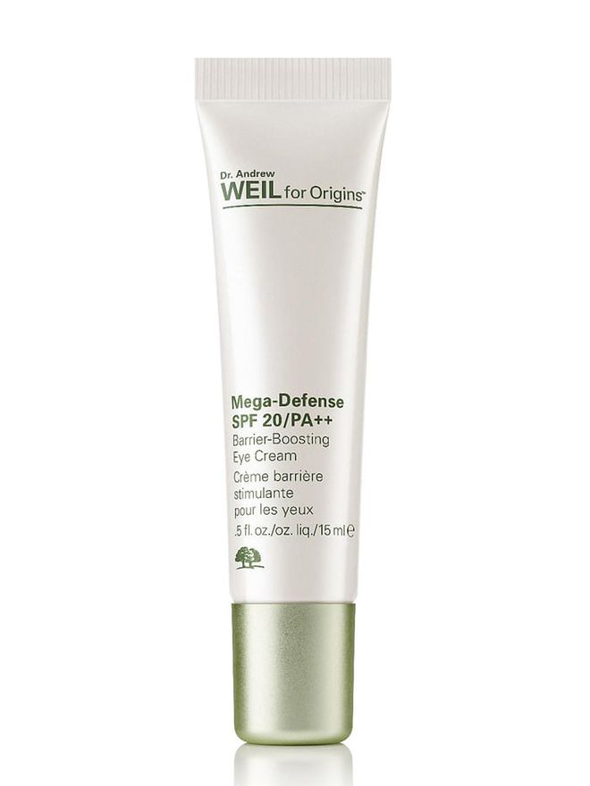 It's a wonder why more eye creams don't have SPF to protect the wrinkle-prone eye area from UV Rays. This one is protection and hydration in a tube. 