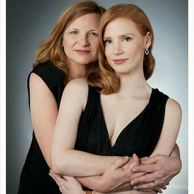 "HAPPY MOTHER'S DAY to all the mothers out there. I am where I am today because of this warrior woman. Thank you Mom. I love you ❤". Photo: @jessicachastain