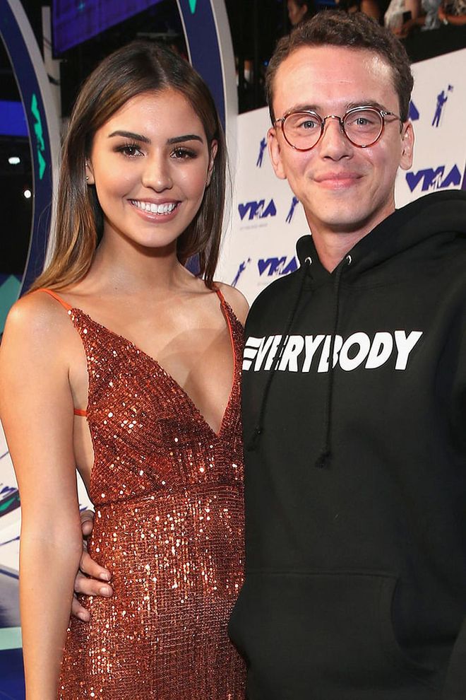 Rapper Logic recently split from Jessica Andrea, his wife of two years. According to TMZ, the 28-year-old rapper (born Sir Robert Bryson Hall II) and the 25-year-old vlogger have not yet officially filed legal divorce documents, though the breakup news hit the media this past March.

Photo: Getty
