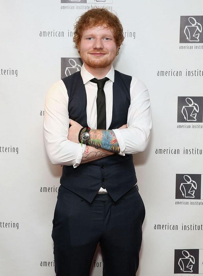 How do we become Ed Sheeran's friend? The English songwriter recently revealed that he co-wrote the hit "Thinking Out Loud" with childhood friend, Amy Wadge, as a means of giving her financial assistance.
"[Wadge] was going through financial troubles about a year ago," Sheeran said. "She drove to my house—my album was nearly done—and she asked if I could put a song from when I was 17 on the deluxe album, so she could get a little bit of money and pay the mortgage and bills and stuff. While she was there, we wrote 'Thinking Out Loud.' Now she never has to worry about money again."
The song sold over 1,000,000 copies in the UK alone, so yes, you might say Ed is the best friend/person in the world.
