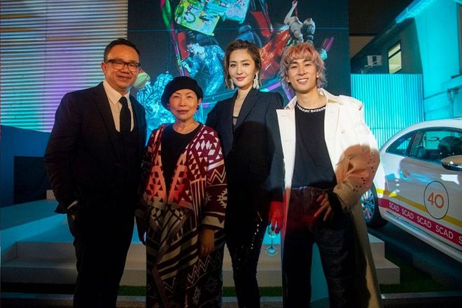 SCAD Hong Kong Vice President, Khoi Vo with special guests Mimi Tang, Kathy Chow and Ma Yao. Image courtesy of Savannah College of Art and Design