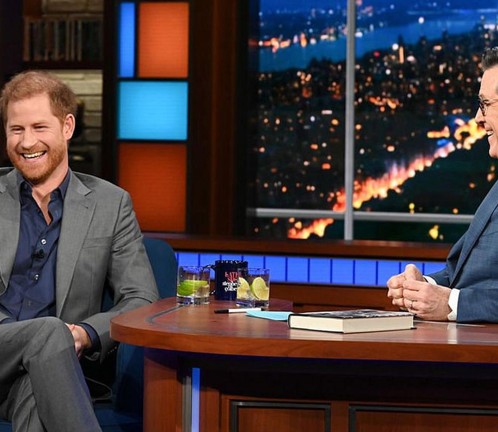 Prince Harry on The Late Show