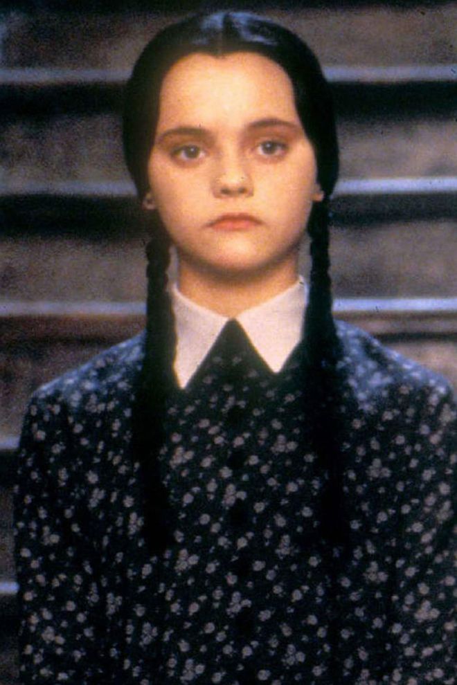 Your Best Alexa Chung Collared Dress + Braids + A Dour Expression = Wednesday Addams