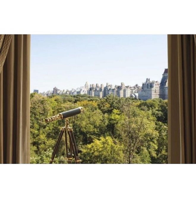 No matter the season, Central Park is New York’s perennial marvel. The corner Premiere Suites at the Ritz-Carlton New York, Central Park share a view that’s worthy of the city’s highest society—telescopes are positioned in each suite for closer inspection. Photo: Ritz-Carlton New York