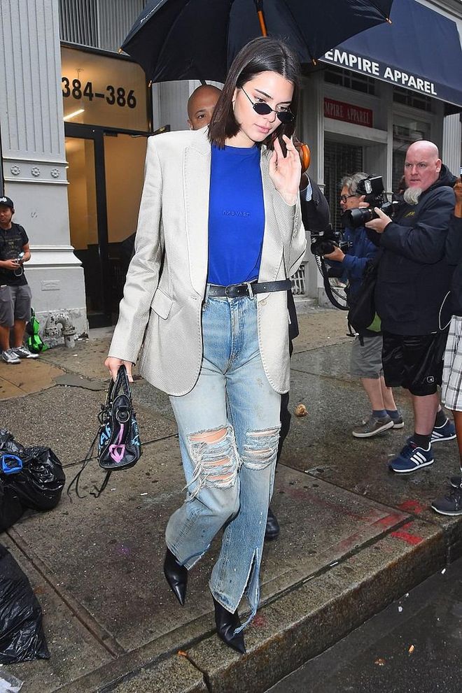 NEW YORK - SEPTEMBER 06: Kendall Jenner seen out in Manhattan on September 06, 2017 in New York, New York.
(Photo by Josiah Kamau/BuzzFoto via Getty Images)