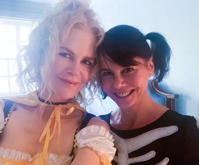 Actress Nicole Kidman got spooky with her family.