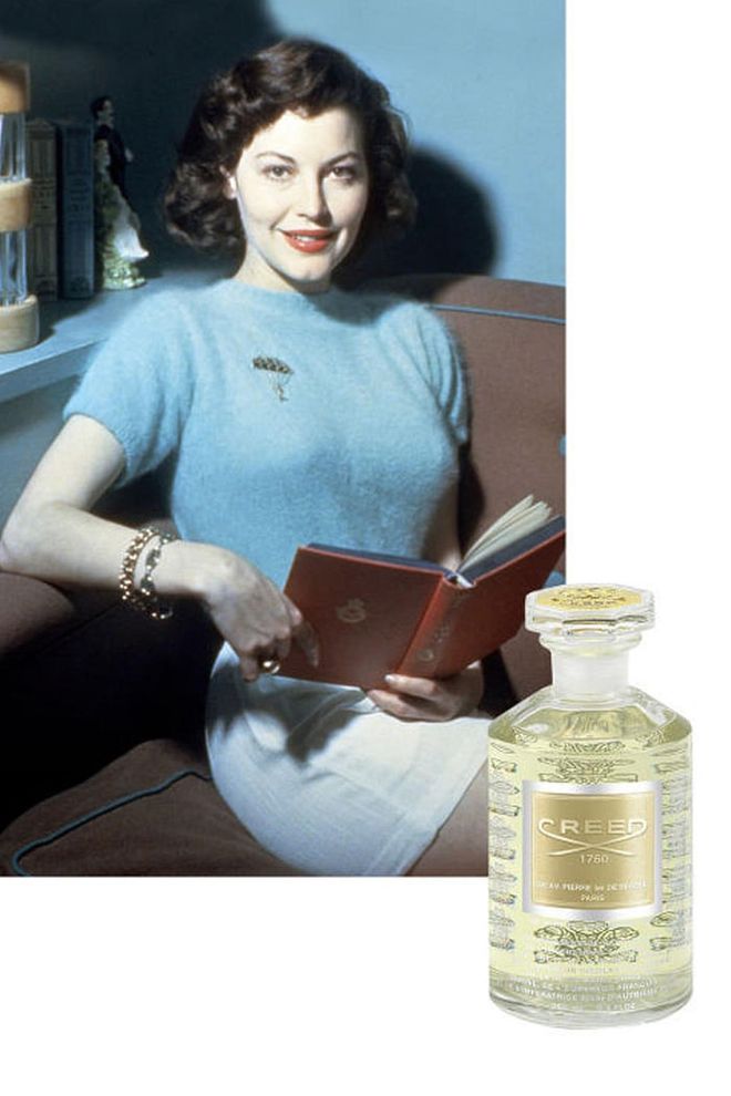 Ava Gardner was reportedly partial to Creed Fleurs de The Rose Bulgare, a rose scent that bergamot and green tea notes. Other scents favored by the Best Actress nominee included Guerlain Mitsouko and the bergamot, mandarin, and lilac-infused Fracas by Robert Piguet. While she was married to Frank Sinatra, stories circulated that she'd signal an end to one of their regular, titanic fights by spritzing the stairway with perfume as an invitation.