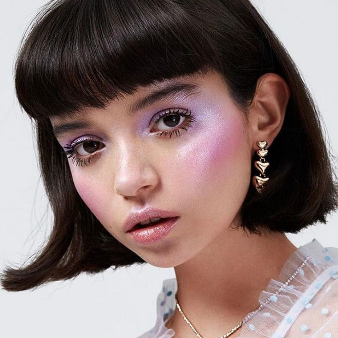 1. How is Milk Makeup so painfully cool? 2. Will we ever look this good with holographic purple highlighter? 3. When will they be stocked in the UK? You're killing us over here guys. In the meantime, stalk the gender-challenging make-up brand on Instagram and get inspired.

Photo: @milkmakeup