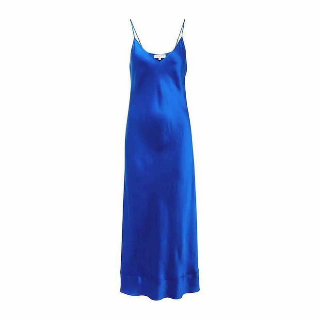 Stella Silk Satin Slip Dress, $514, Lee Mathews at Mytheresa