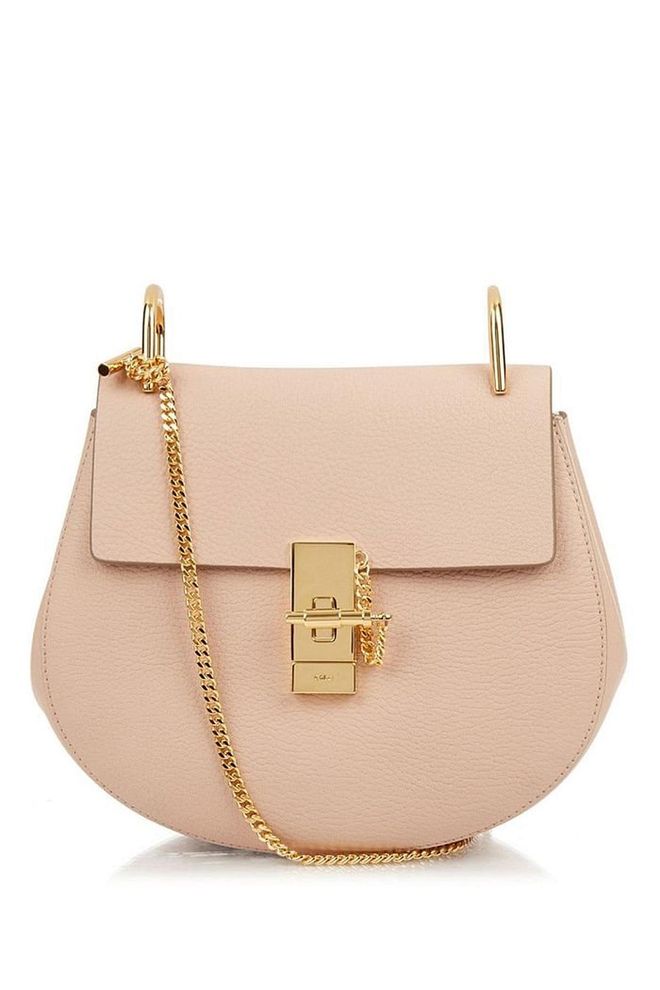 The sleek silhouette and curved lines of Chloe's Drew bag have caused it to become a new season must-have. Drew leather shoulder bag, £1,140