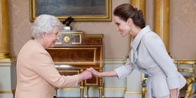 celebrities meet the Queen