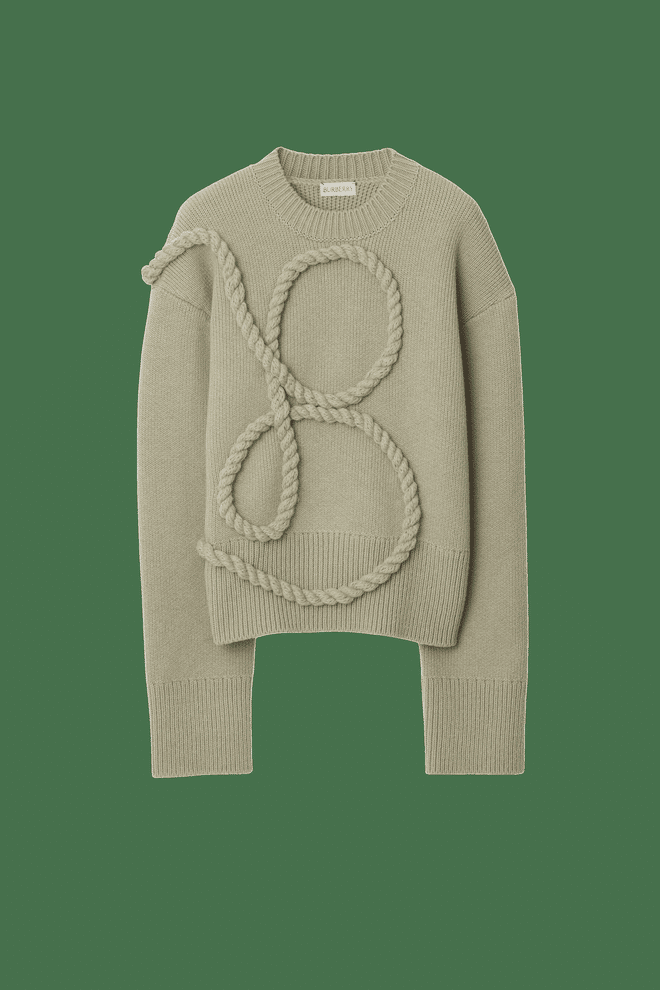 Sweater. Photo: Courtesy of Burberry