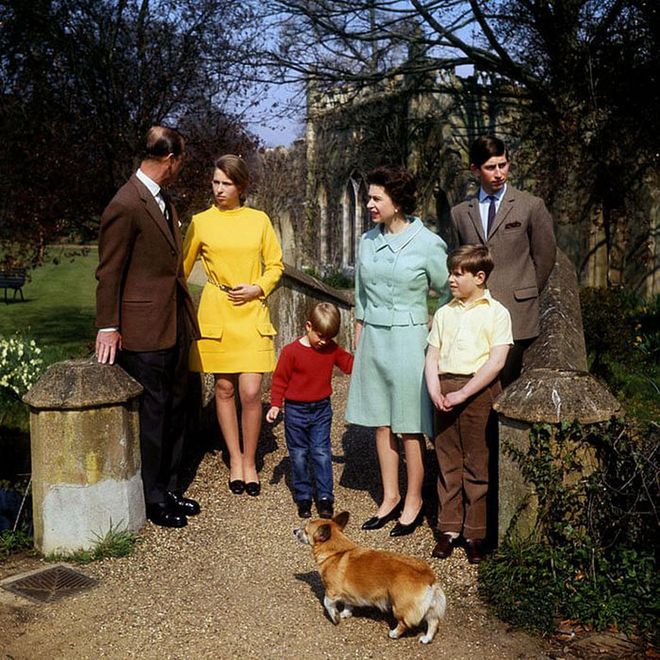 Queen Elizabeth II and family