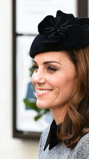 Kate Middleton Black Hat
