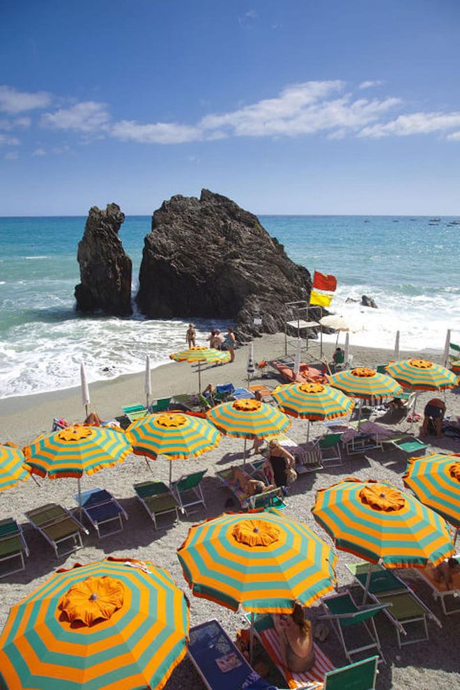Home to the Cinque Terre's only sand beach, Monterosso al Mare is the spot to post up for a long day of sunbathing on the Italian Riviera.