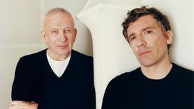 Jean Paul Gaultier, left, and Julien Dossena.