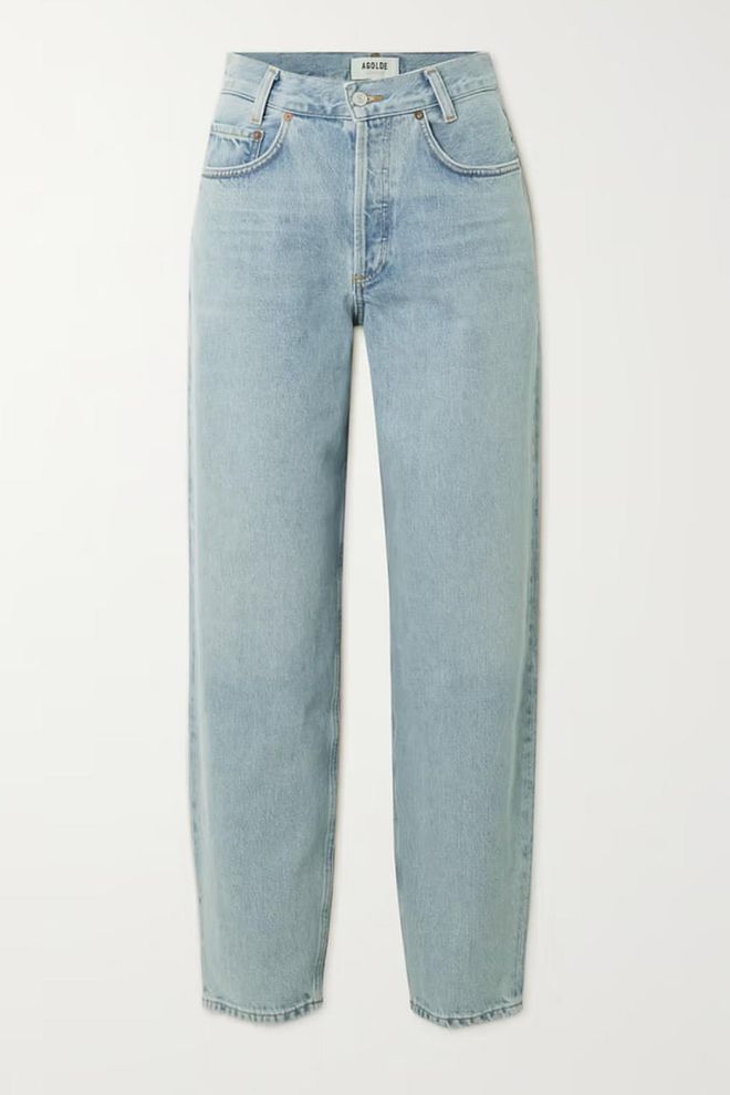 Tapered High Rise Baggy Organic Jeans, $227, Agolde at Net-a-Porter