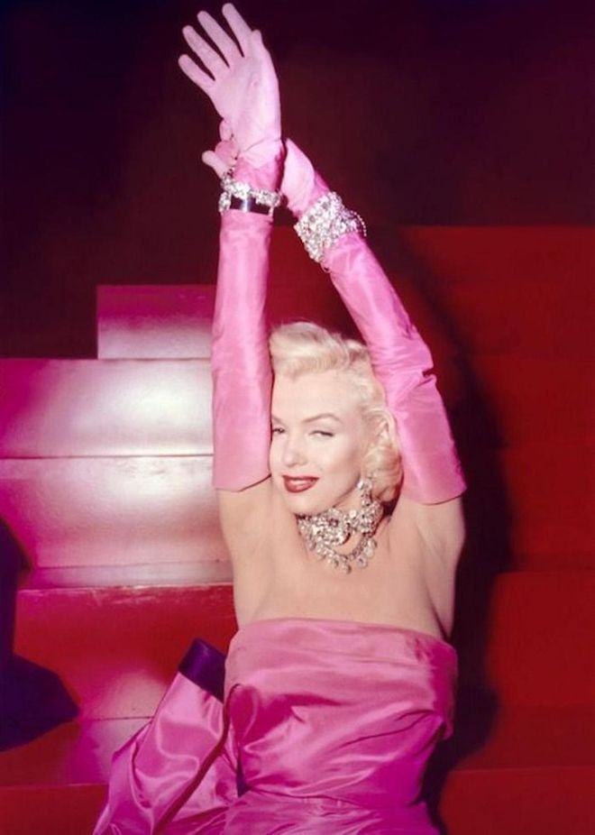 Marilyn Monroe may have crooned about diamonds being “a girl's best friend” in this memorable movie, but the glittering gewgaws she sported with her pink satin gown were not actually the real deal.

However, the actress did get to wear a very real, very ancient gemstone in her publicity shots for the film – the so-called ‘Moon of Baroda’. The 24-carat, canary-coloured diamond was believed to have been discovered in the Golconda mines of India and was owned by the Maharajas of Baroda who – legend has it – gifted it to Marie Antoinette’s mother, the Empress Maria Theresa of Austria.

It was sold at auction in 2018 for $1.3 million (about £1.05 million).

Photo: Getty