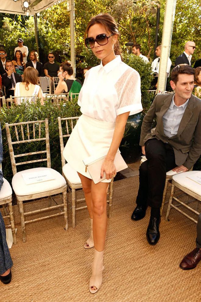 What: Victoria Beckham
Where: CFDA Fashion Fund Event. Photo: Getty