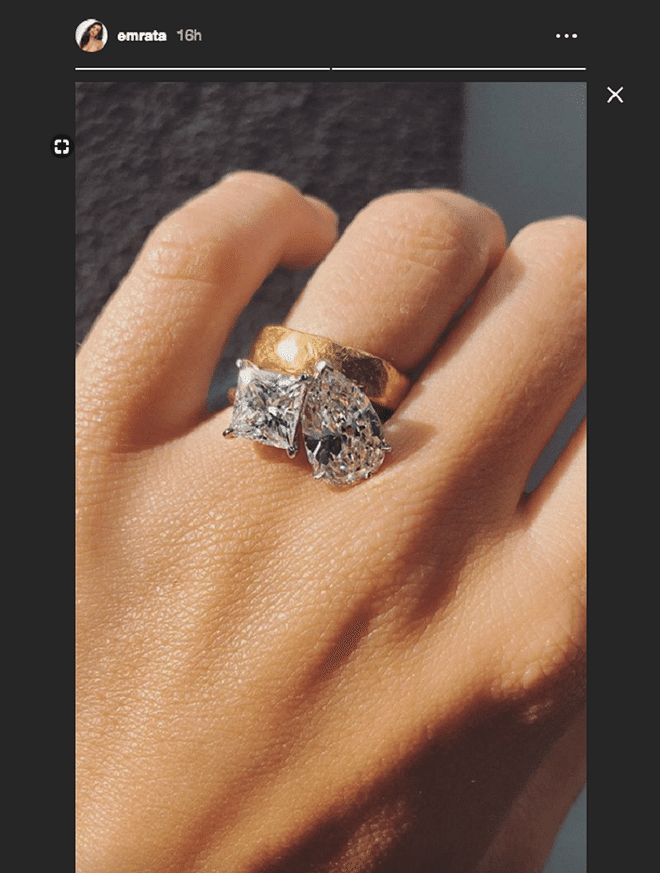 Emily Ratajkowski Engagement Ring