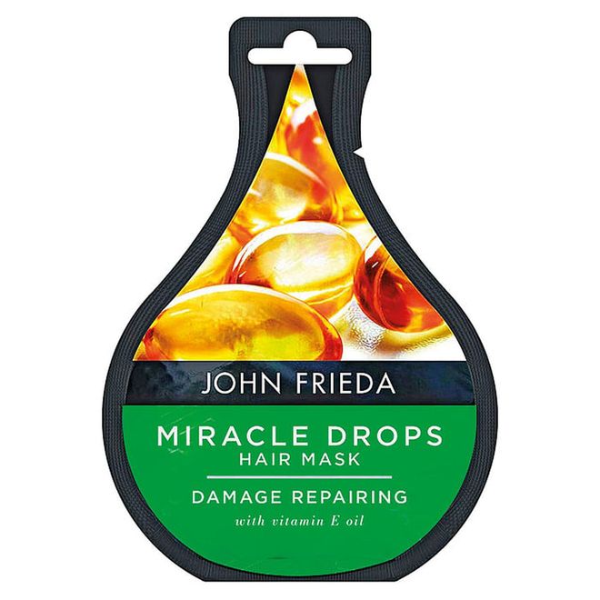 Like a face mask for your hair, this once-a-week treat delivers an intensive dose of rejuvenating moisture. It also works as a targeted treatment for a specific need—in this case, damage repair for dry, breakage-prone hair.

Miracle Drops Hair Mask, $5.90, John Frieda