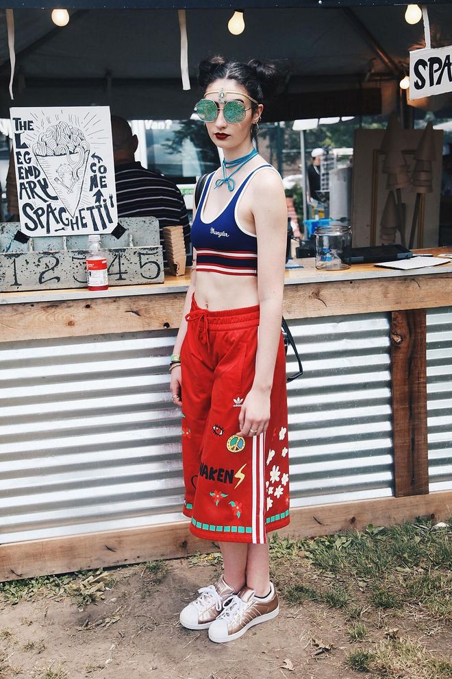 Steal your brother or man friend's swim trunks, and you've got readymade Rosie Assoulin.