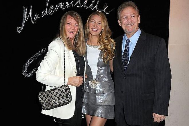 Elaine Lively, Blake Lively and Ernie Lively (Photo: Pascale Le Segretain/Getty)