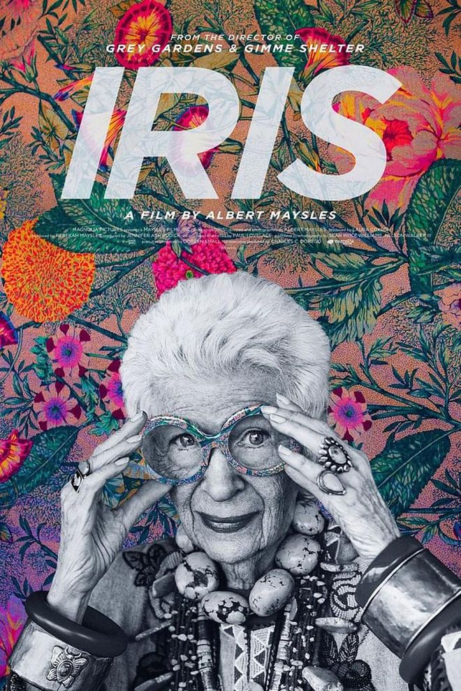 If anything will shake you out of any sartorial rut, it's Iris Apfel: the 94-year-old New York style icon, who is known for her bold, eclectic look completed by her signature glasses. 'Iris' goes into her home and her Aladdin's cave wardrobe, and follows heron shopping expeditions. It's an inspiring look at the world of a true original and uncompromising wit. 