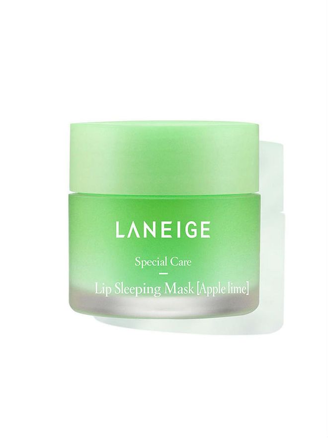 <b>Lip Sleeping Mask, Laneige</b>: There’s nothing better than waking up to plumped up lips, and this cult favourite from Laneige is a great way maintain smooth, supple lips when used as a week treatment. Photo: Laneige
