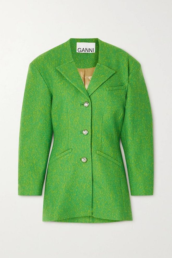 + NET SUSTAIN Recycled Wool Blazer, $518, Gianni at Net-a-Porter