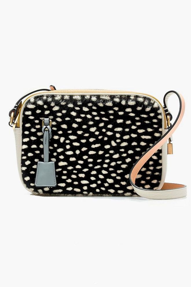 J. Crew has just launched its new Signet bag which is completely customisable. As well as choosing multiple colours and fabrics (you can opt for leather or calf hair), you are also able to monogram your initials on and add little extras like a coin purse or a silk pocket square to truly make it your own.