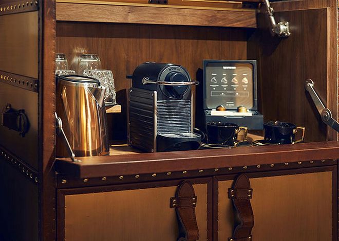 Enjoy welcome drinks and a minibar that comes with a Nespresso Machine with complimentary capsules.