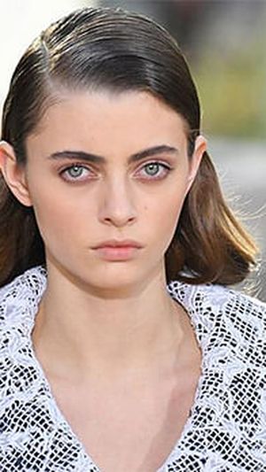 Slicked-back hair is back according to the Chanel couture show