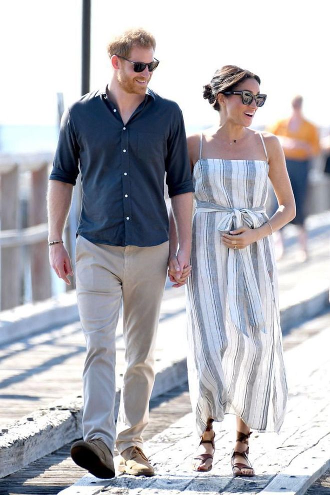 Prince Harry and Duchess Meghan kicked off their tour of Australia, New Zealand, Fiji, and Tonga with a bang on October 15, announcing to the traveling media, including BAZAAR.com, that they were expecting their first child. But the big news didn’t slow the Duchess of Sussex, with the couple taking on 14 flights and 76 engagements in less than three weeks. The trip capped off a successful year for the newly minted duchess; just one month prior, she raised more than $650,000 from the sales of her Together cookbook project with a London-based community kitchen helping victims of the Grenfell Tower fire.

Photo: Karwai Tang / Getty