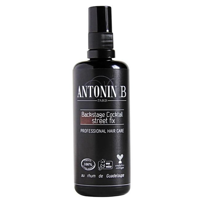 Just a spritz of this botanical concoction provides roots with an instant lift, boosts volume and smooths frizz without weighing hair down. Plus, it adds shine with a fresh scent.

Backstage Cocktail – Street Fix, $63, Antonin B
