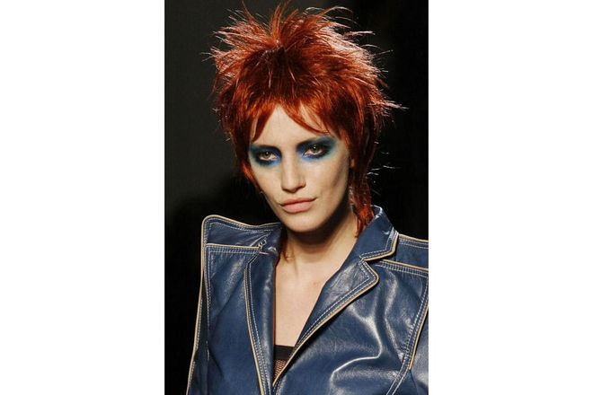 Ginger spikes and blue eyeshadow will forever be synonymous with one man.