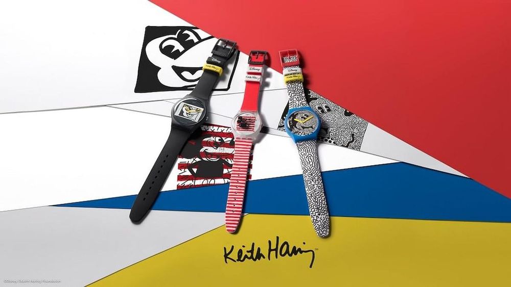 First Look At Swatch's Disney Mickey Mouse x Keith Haring Collaboration